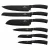 Set de cuțite cu suprafață antiaderentă 6 buc Black Rose Collection