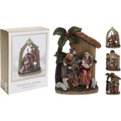 Jasličky Vianočná dekorácia 21 cm Jasličky Vianočná dekorácia 21 cm