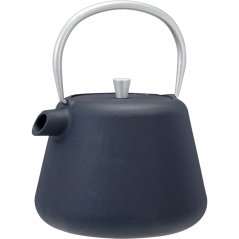 Konvice na čaj ocelová 1000 ml šedá