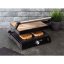 Kontaktní gril s nepřilnavým povrchem 2000 W Rosegold Metallic Line Kontaktní gril s nepřilnavým povrchem 2000 W Rosegold Metallic Line