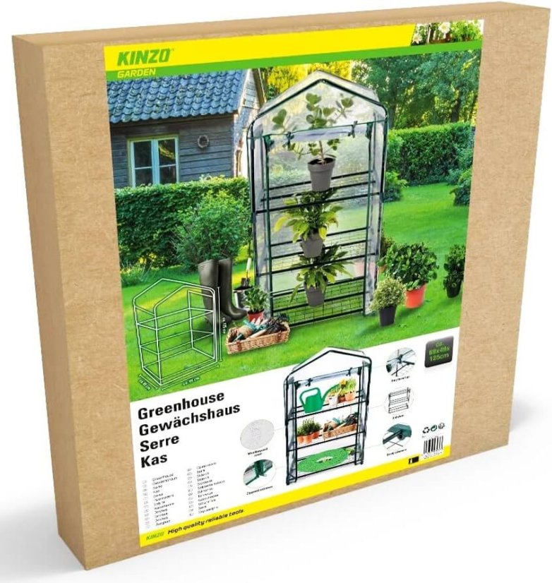 Brad de gradina folio 3 rafturi 69x49x125 cm