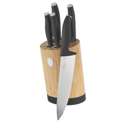 Sada nožů se stojanem BAMBOO 6 ks Antracit Collection Sada nožů se stojanem BAMBOO 6 ks Antracit Collection