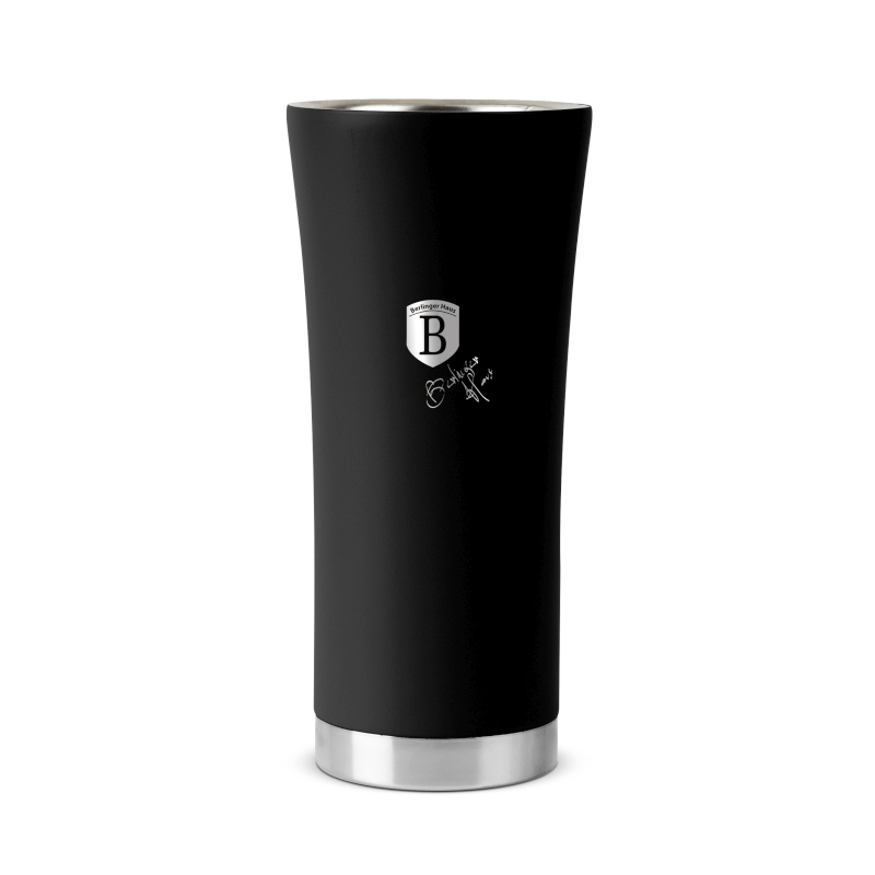 Cană termos din oțel inoxidabil cu pereți dubli 0,5 l Colecția Matte Black