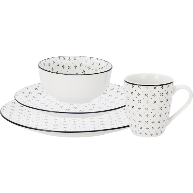 Jídelní sada porcelánová 16 ks