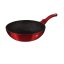 Pánev WOK s mramorovým povrchem 30 cm Burgundy Metallic Line