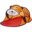Detský hrací stan tiger orange
