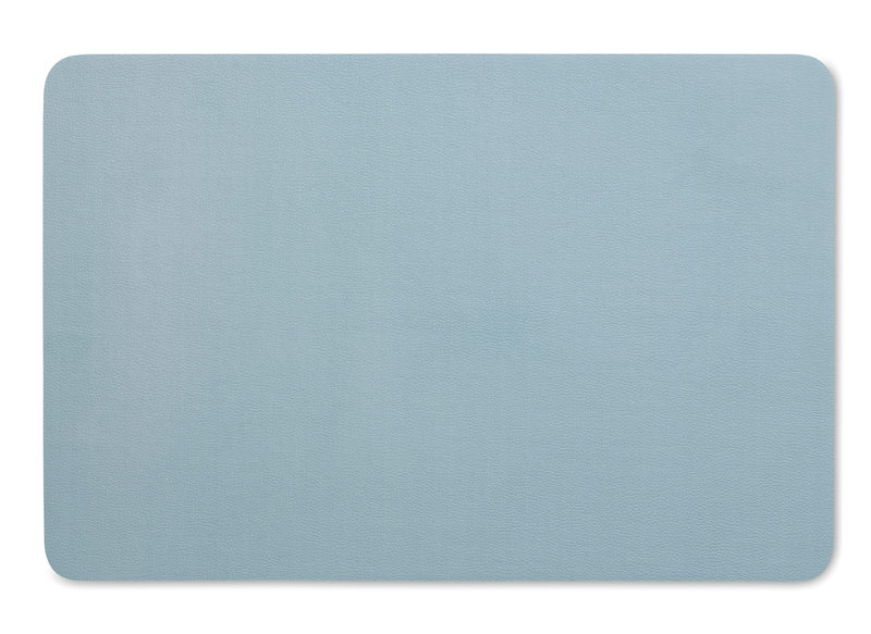 Prostírání KIMARA 45x30 cm imitace kůže světle modrá