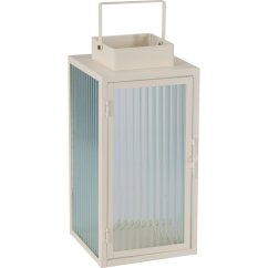 Súprava kovových svietidiel 2 ks 20/16 cm biela