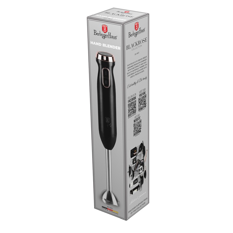 Blender de mână 800 W Colecția Black Rose