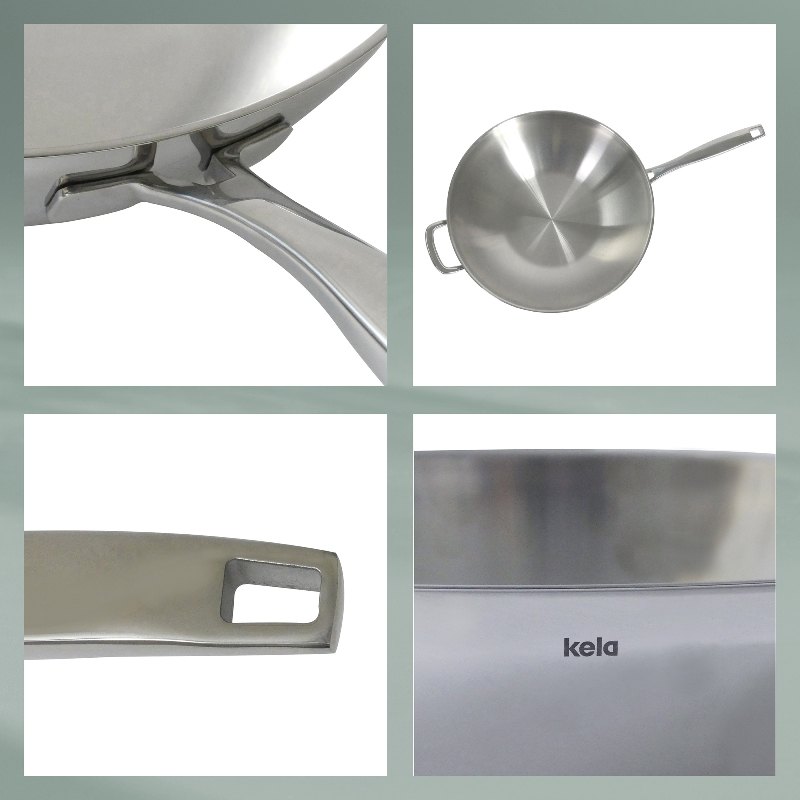 Wok nerez Flavoria 32 cm