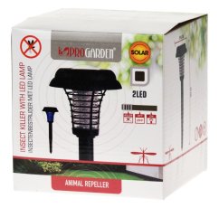 Lapač hmyzu UV solární lampa 2v1 40 cm Lapač hmyzu UV solární lampa 2v1 40 cm