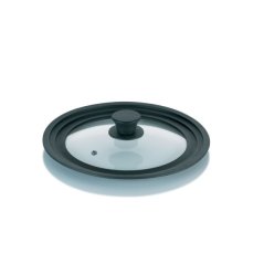 Capac universal CONCETTA, 26 cm, sticla/silicon Capac universal CONCETTA, 26 cm, sticla/silicon