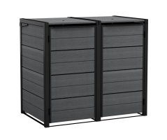 Záhradný box Keter Hide Away pre koše 240 l sivý