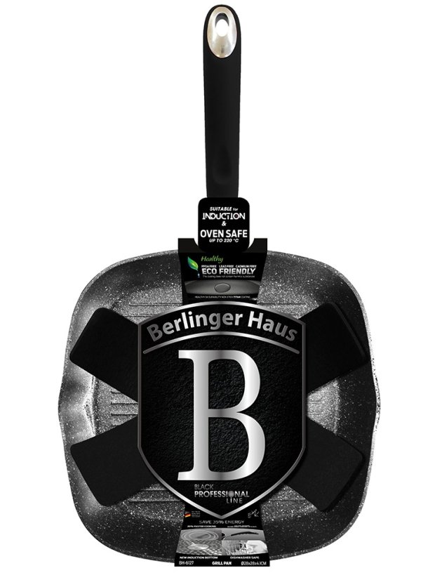 Pánev grilovací s titanovým povrchem 28 cm Black Professional Line