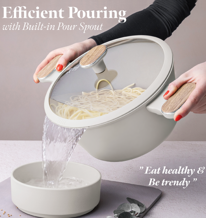 Sada nádobí s titanovým povrchem 15 ks Sahara Nordic Collection