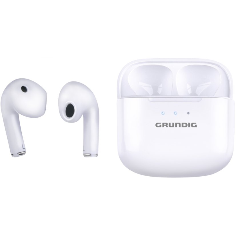 Bezdrátová bluetooth sluchátka GRUNDIG bílá