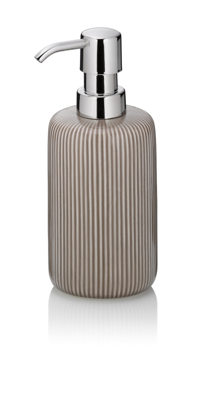 Dávkovač mydla Ava keramika šedá 350 ml