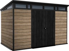 Casă de grădină Keter PENT Signature 11x7 Ashwood, cu podea