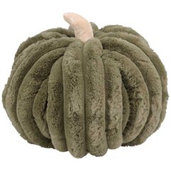 Polštář dekorační dýně polyester 32 × 25 cm zelená