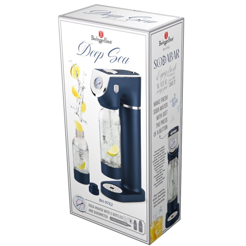 Výrobník sódy SODABAR + 2 fľaše Deep Sea Collection