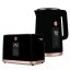 Rychlovarná konvice + toustovač 2200W sada Black Rose Collection