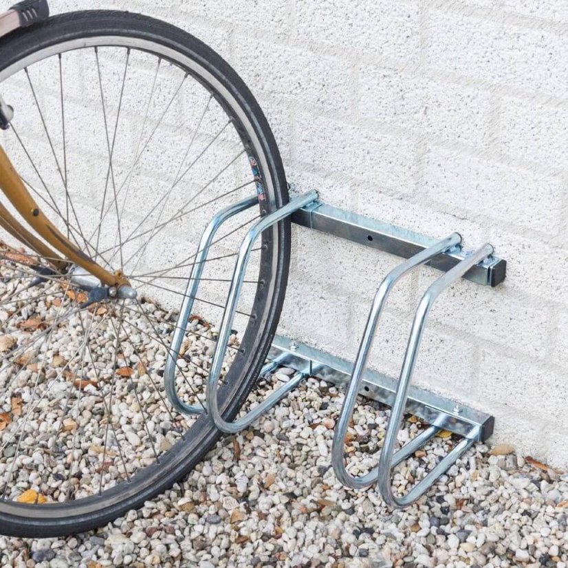 Aparcabicicletas de acero para 2 bicicletas