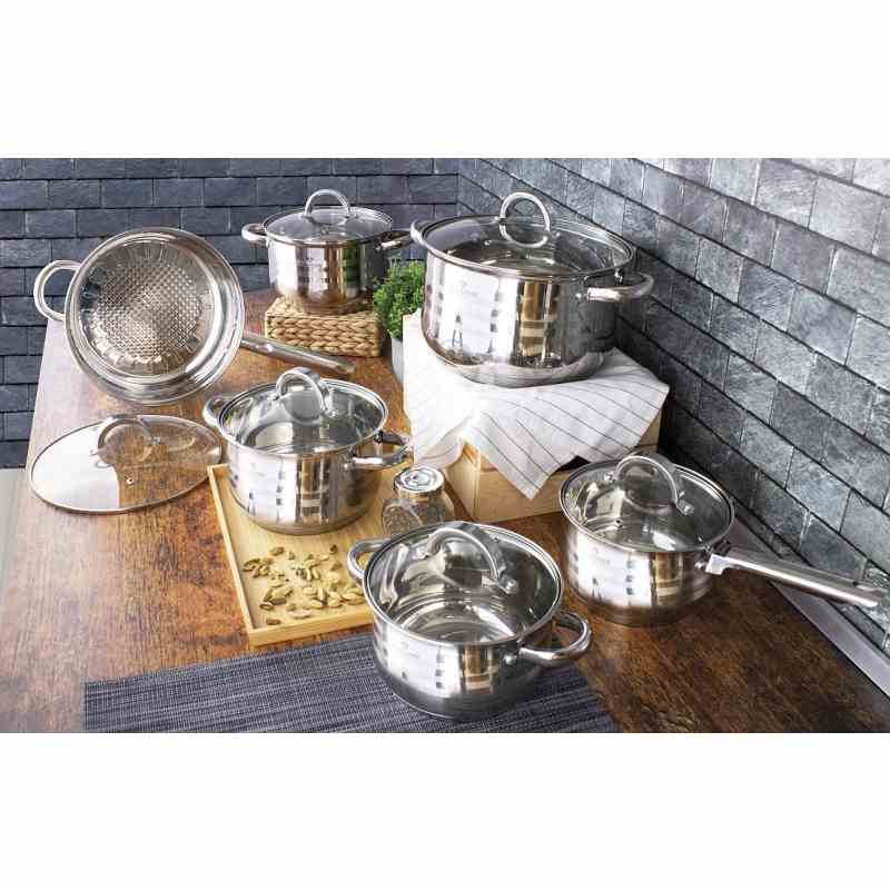 Sada nádobí nerez 12 ks Gourmet Line