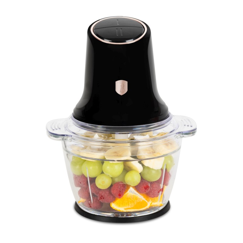 Sekáčik elektrický so sklenenou misou Black Rose Collection