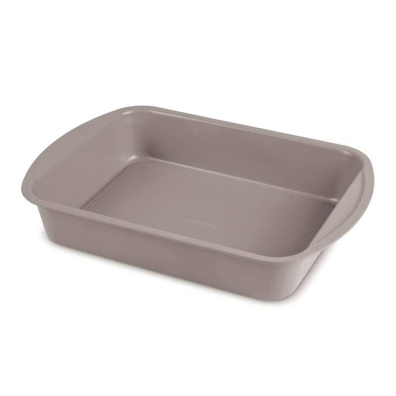 Bandeja de horno con superficie de titanio 35x27 cm Colección Taupe