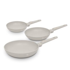 Set de tigăi cu suprafață de titan de 3 bucăți Colecția Sahara