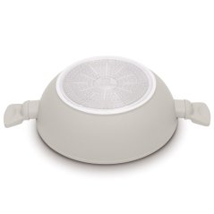 Pánev WOK s titanovým povrchem a poklicí 30 cm Sahara Collection Pánev WOK s titanovým povrchem a poklicí 30 cm Sahara Collection