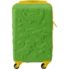 Detský cestovný kufor 28 litrov DINO zelený