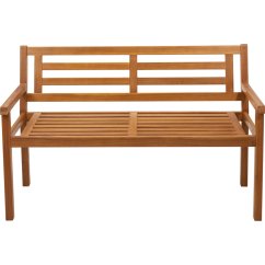 Banco de jardín 120 x 57 x 75 cm acacia
