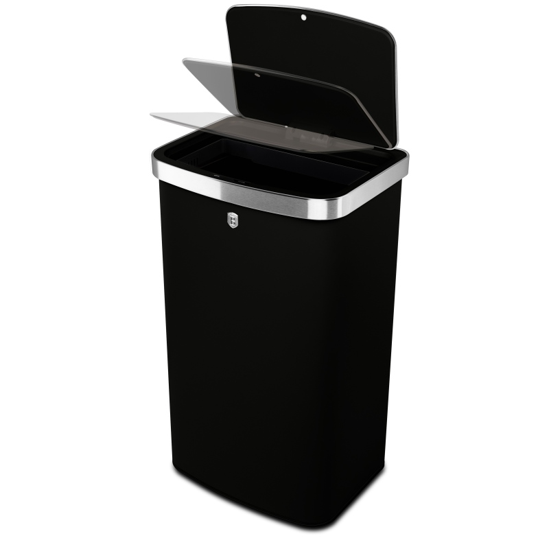 Bezdotykový odpadkový koš na senzor 60 l Matte Black Collection