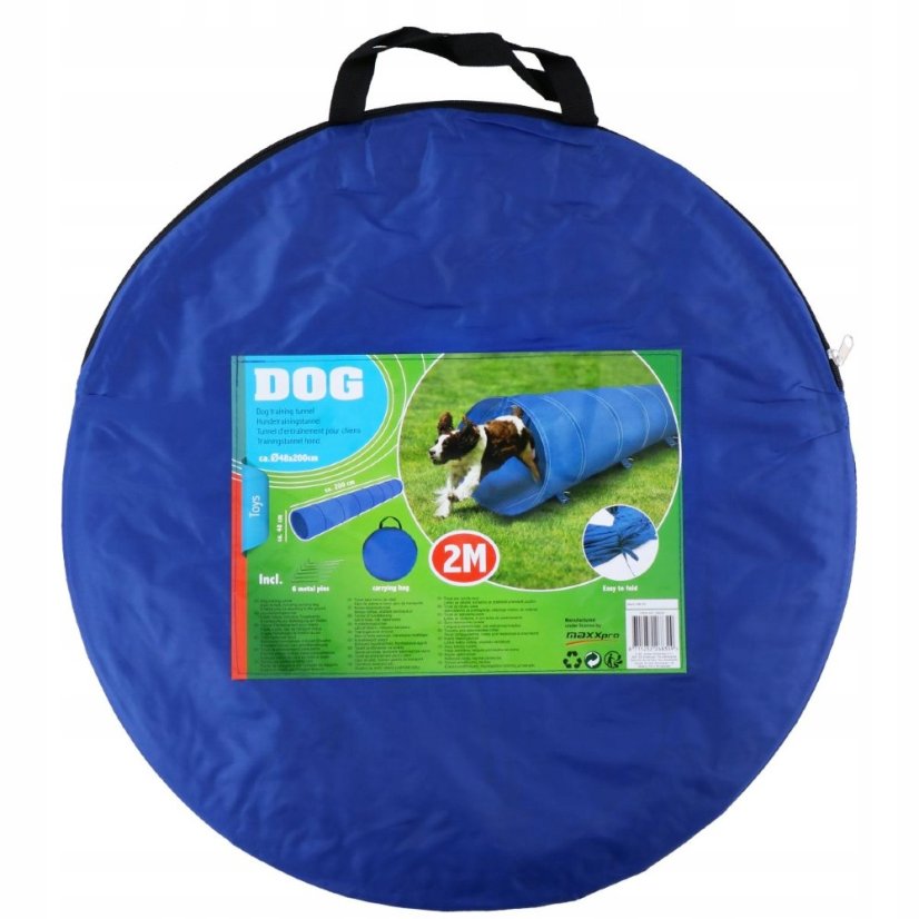 Agility tunel pro psy skládací v tašce 3 m