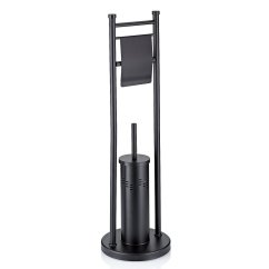 Set toaleta balansoar, negru 22x77,5 cm