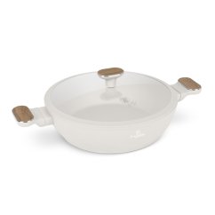 Hlboká panvica s titánovým povrchom a vekom 28 cm Sahara Nordic Collection