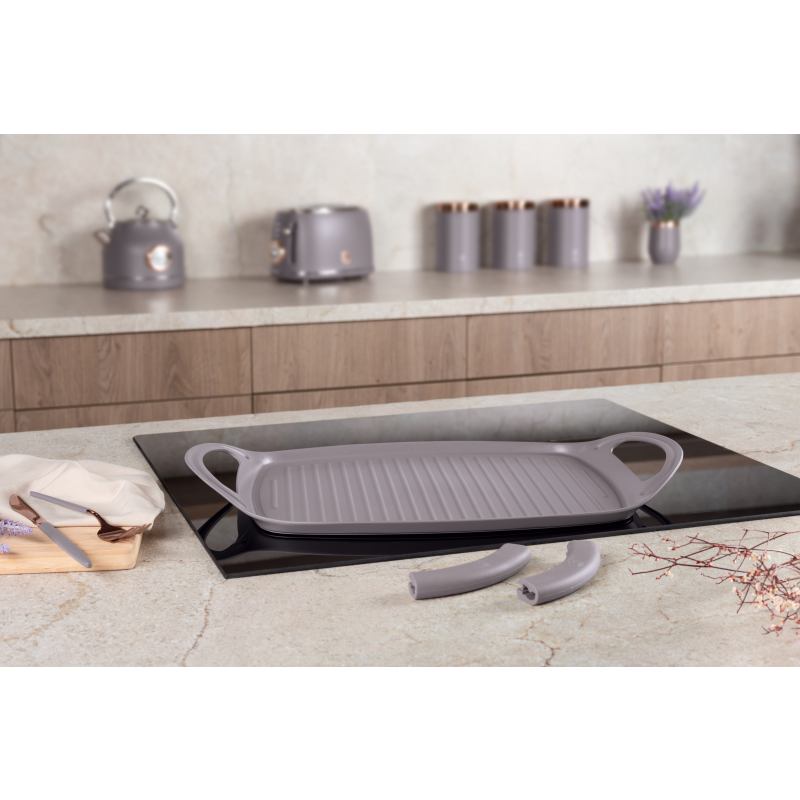 Grilovacia doska s titánovým povrchom 47 cm Taupe Collection