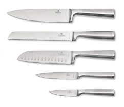 Sada nožov nerez v drevenom bloku 6 ks