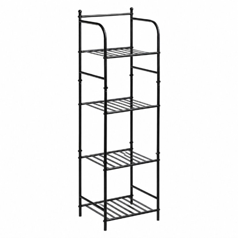 Raft metalic 33x27x115 cm negru