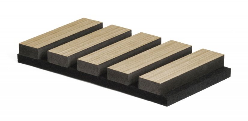 Akustický panel G21 270x60,5x2,1cm, prírodný dub