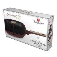 Grilovací pánev s titanovým povrchem a poklicí 28 cm Leonardo Nordic Collection