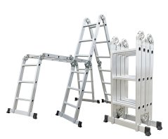 Scara din aluminiu GA-SZ-4x3-3,7 m multifunctionala Scara din aluminiu GA-SZ-4x3-3,7 m multifunctionala