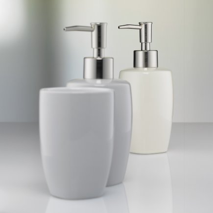 Dávkovač mýdla LANDORA keramika šedá