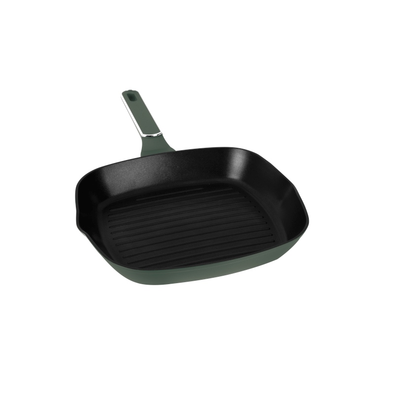 Pánev grilovací s titanovým povrchem 28 cm Matte Green