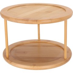 Etažéř dvoupatrový otočný