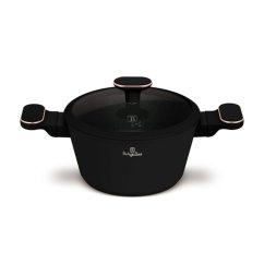 Caserolă cu suprafață din titan și capac 20 cm Black Rose Collection