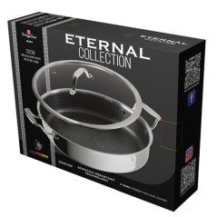 Kastrol nerezový s nepřilnavým povrchem a poklicí 28 cm Eternal Collection