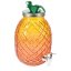 Dávkovač nápojů skleněný 4,5 l žlutá / oranžová