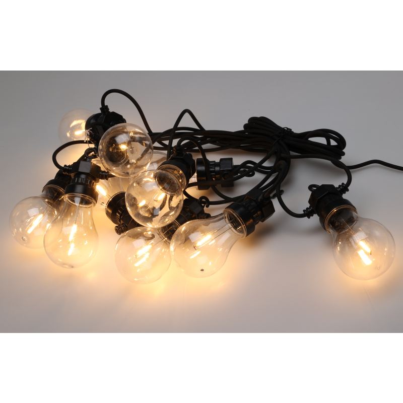 Iluminat pentru petreceri în grădină cu 20 de LED-uri, alb cald